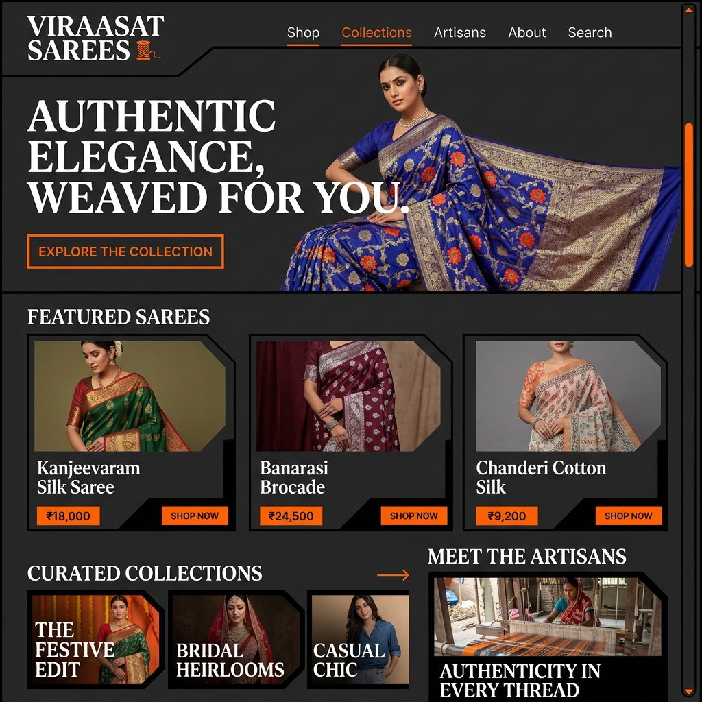 Authentic Saree E-commerce